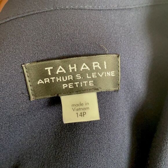 Tahari Arthur S. Levine Belted Dress - Picture 9 of 10